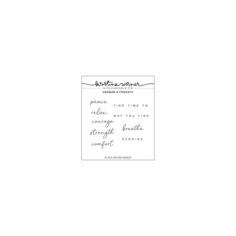 Concord & 9th KW Courage and Strength Stamp & Die Bundle