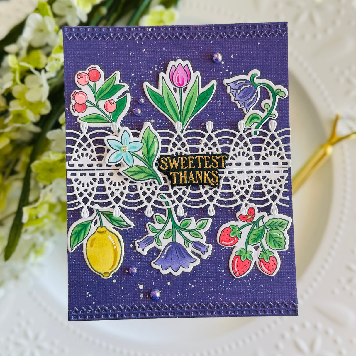 Pinkfresh Studio Freshly Picked Stamp/die/stencil Bundle