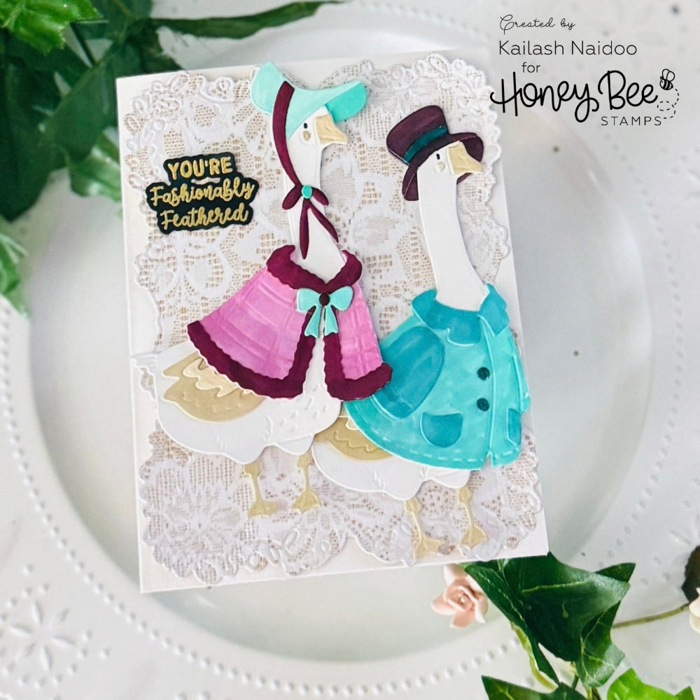 Honey Bee Stamps Lovely Layers: Porch Goose - Honey Cuts Stand-Alone Dies