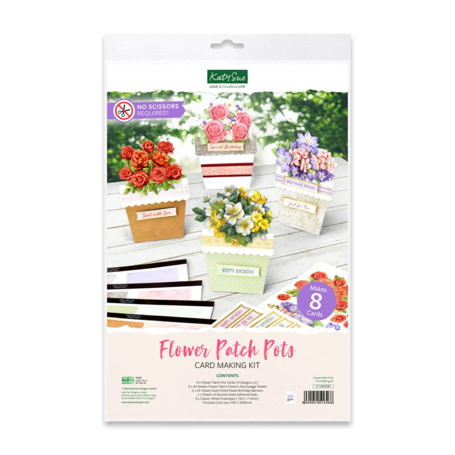 Katy Sue Flower Patch Pots Kit (17-10075FPP)
