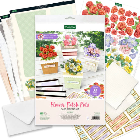 Katy Sue Flower Patch Pots Kit (17-10075FPP)