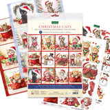 Katy Sue Christmas Cats Die Cut Topper & Decoupage Collection - 11-DCD7004