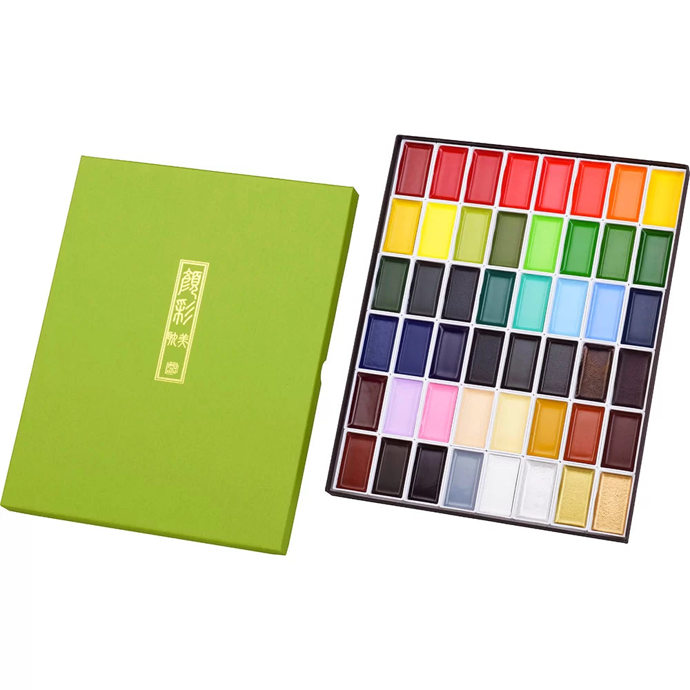 Kuretake Gansai Tambi Watercolour Sets 48 Set