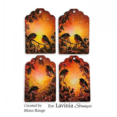 Lavinia Stamp Small Robins Stamp LAV928