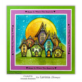 Lavinia Stamp Woodland Cottages Stamp LAV936