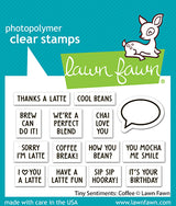 LF3498 - Stamps - Tiny Sentiments: Coffee