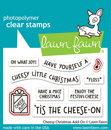 LF3503 - Lawn Cuts - Cheesy Christmas Add-On dies