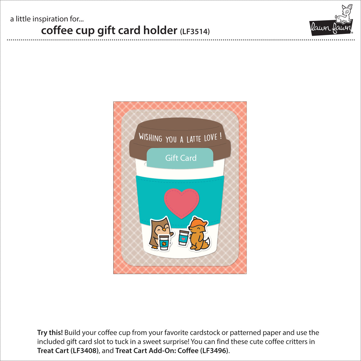 LF3514 - Lawn Cuts - Coffee Cup Gift Card