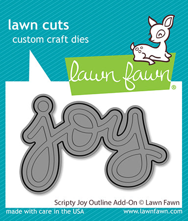 LF3520 - Lawn Cuts - Scripty Joy Outline Add-On Die