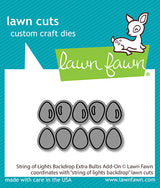 LF3527 - Lawn Cuts - String of Lights Backdrop Extra Bulbs Add-On Dies