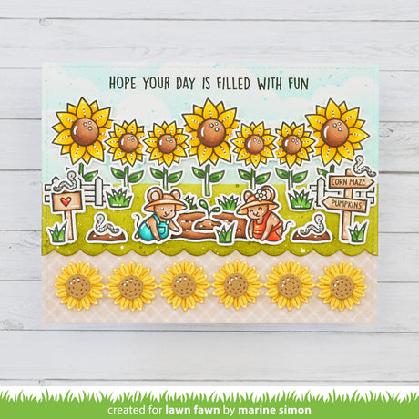LF3528 - Lawn Cuts - Sunflower Border Dies