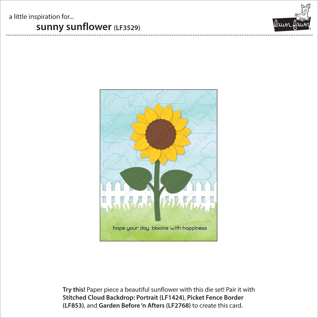 LF3529 - Lawn Cuts - Sunny Sunflower Dies