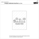 Lawn Fawn LF3740/LF3741 – Simply Celebrate Teachers Stamp & Die Bundle