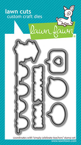 Lawn Fawn LF3740/LF3741 – Simply Celebrate Teachers Stamp & Die Bundle
