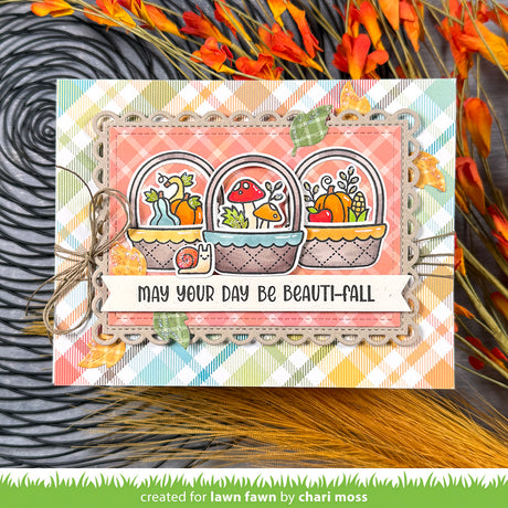 Lawn Fawn LF 3861 henry's build-a-sentiment: fall