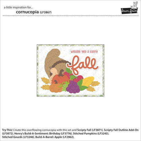 Lawn Fawn LF 3867 cornucopia