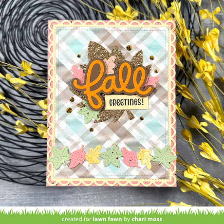 Lawn Fawn LF 3869 fall leaves border