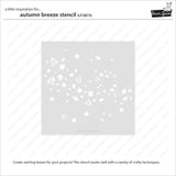 Lawn Fawn LF 3873 autumn breeze stencil