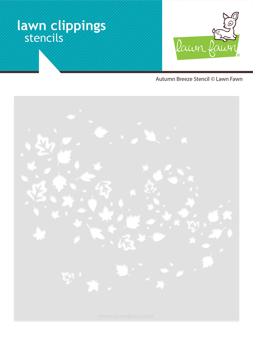Lawn Fawn LF 3873 autumn breeze stencil