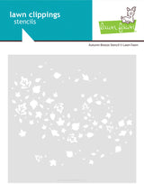 Lawn Fawn LF 3873 autumn breeze stencil