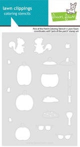 Lawn Fawn LF 3875 pick of the patch coloring stencil