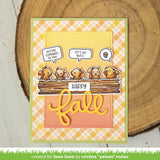 Lawn Fawn Simply Celebrate Squirrels Stamp and Dies Bundle - LF3882/lf3881