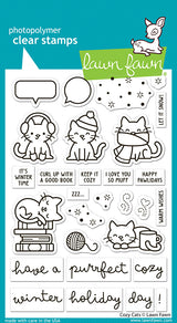 Lawn Fawn LF3896 - Stamps - Cozy Cats
