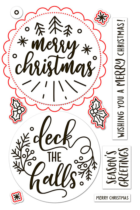 Lawn Fawn LF3903 - Lawn Cuts - Big Messages: Christmas Dies