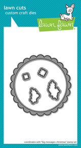 Lawn Fawn LF3903 - Lawn Cuts - Big Messages: Christmas Dies