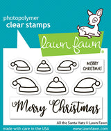 Lawn Fawn LF3904 - Stamps - All the Santa Hats