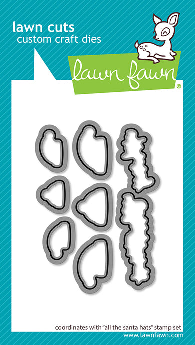 Lawn Fawn LF3905 - Lawn Cuts - All the Santa Hats Dies