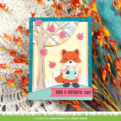 Lawn Fawn LF3910 - Stamps - Henry's Build-A-Sentiment: Fox