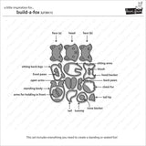 Lawn Fawn LF3911 - Lawn Cuts - Build-A-Fox Dies
