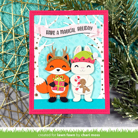 Lawn Fawn LF3913 - Lawn Cuts - Build-A-Critter Christmas Accessories Dies