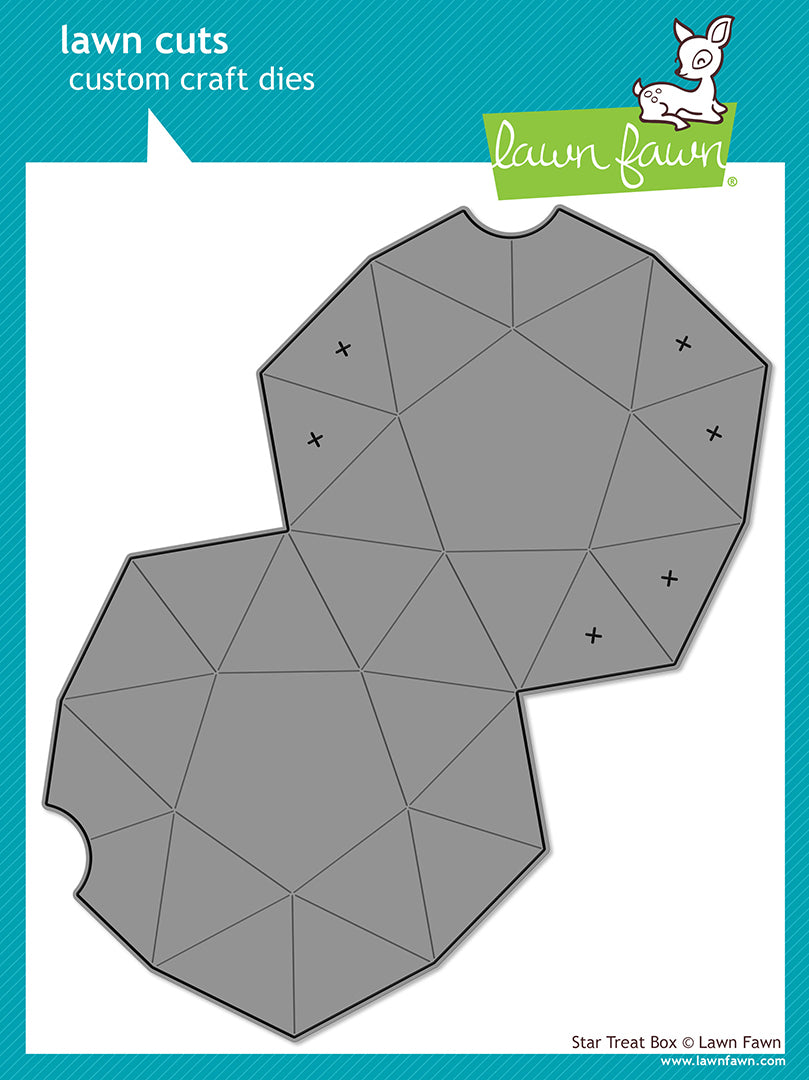 Lawn Fawn LF3917 - Lawn Cuts - Star Treat Box Dies