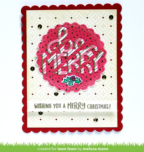 Lawn Fawn LF3919 - Lawn Cuts - Giant Be Merry Die