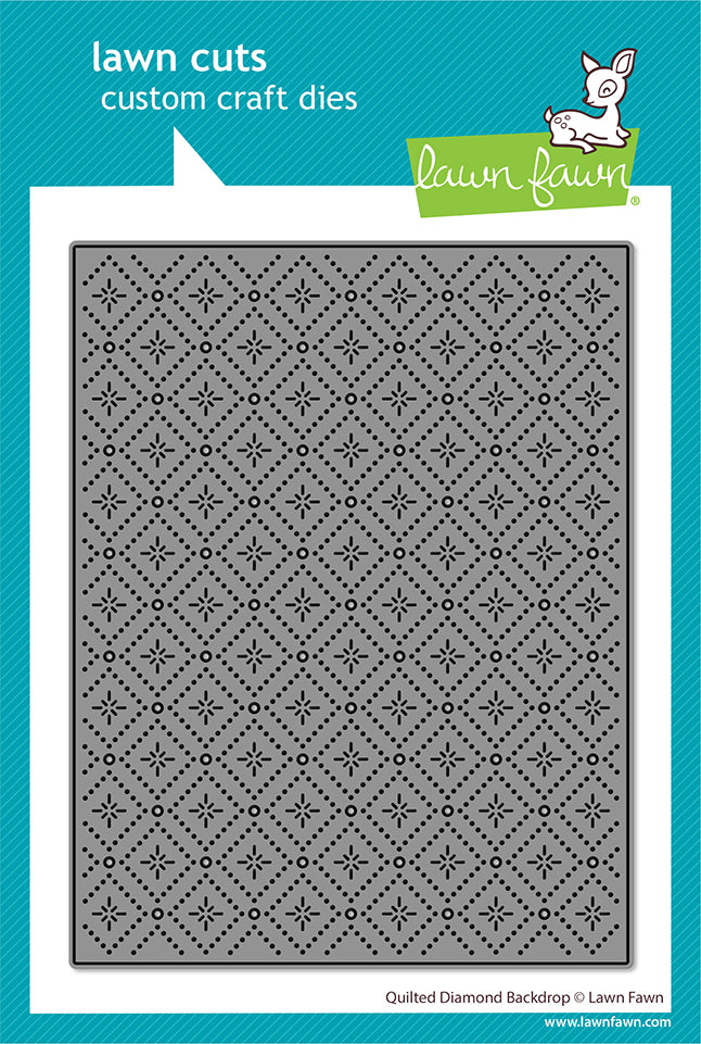 Lawn Fawn LF3920 - Lawn Cuts - Quilted Diamond Backdrop Die
