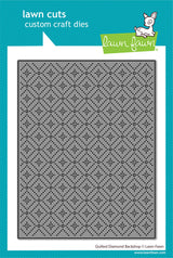 Lawn Fawn LF3920 - Lawn Cuts - Quilted Diamond Backdrop Die