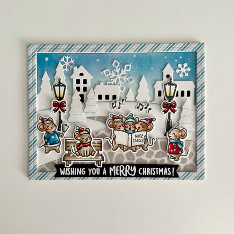 Lawn Fawn LF3921 - Lawn Clippings - Cobblestone Stencil