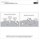 Lawn Fawn A Mole Lot of Love Stamp, Die and stencil LF3942,Lf3943, lf3944