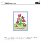 Lawn Fawn  LF3958 - Lawn Cuts - Heart Blooms Dies