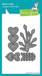 Lawn Fawn  LF3958 - Lawn Cuts - Heart Blooms Dies