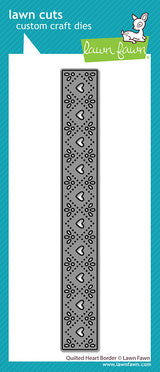 Lawn Fawn  LF3961 - Lawn Cuts - Quilted Heart Border Die
