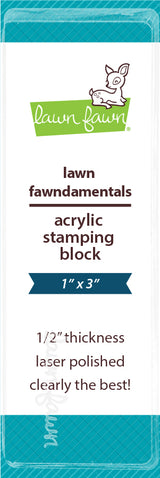 Lawn Fawn LF3995 - Acrylic Blocks - 1'' x 3'' Block
