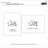Lawn Fawn A Mole Lot of Flowers Stamp & Die Bundle LF4031/LF4032