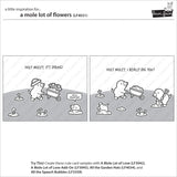 Lawn Fawn A Mole Lot of Flowers Stamp & Die Bundle LF4031/LF4032