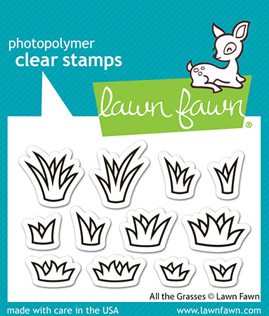 Lawn Fawn  All the Grasses Stamp & Die Bundle LF4037/LF4038