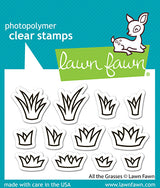 Lawn Fawn  All the Grasses Stamp & Die Bundle LF4037/LF4038