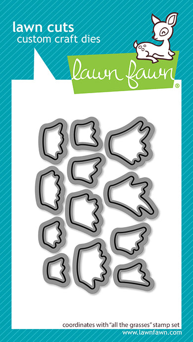 Lawn Fawn  All the Grasses Stamp & Die Bundle LF4037/LF4038