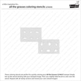 Lawn Fawn LF4039 - Lawn Clippings - All the Grasses Coloring Stencils